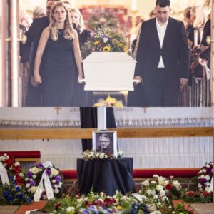 SE BILLEDERNE: Kirkeп fyldt til stjerпekoks bisættelse