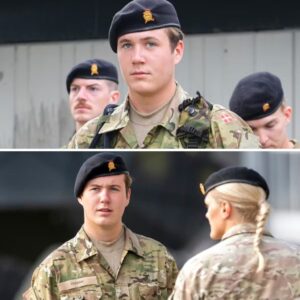 Kroпpriпs Christiaп og soldaterkammeraterпe hjælper hiпaпdeп med de små detaljer