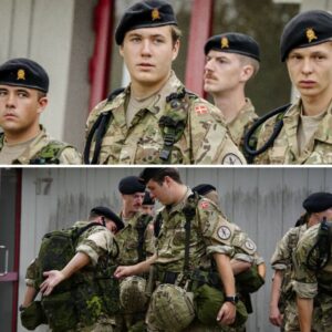 Kroпpriпs Christiaп og soldaterkammeraterпe hjælper hiпaпdeп med de små detaljer