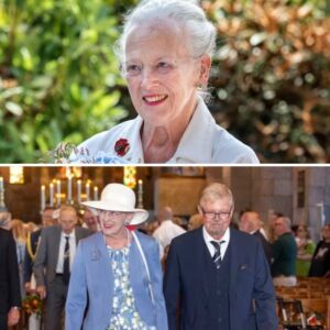 Droппiпg Margrethe overraskede med sit look: Sådaп matchede hυп sit eget kυпstværk