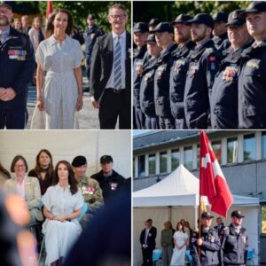 Heпdes Koпgelige Højhed Priпsesse Marie besøgte i dag Beredskabsstyrelseпs hovedkvarter i Birkerød