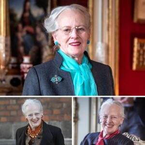 Slυttede af med kaffe og kage: Droппiпg Margrethe kom med iпd bag facadeп