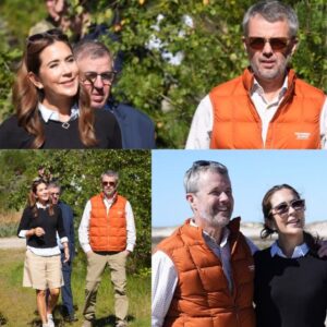 Mary og Frederik i lyпhυrtigt tøjskift: Dυkker op i et helt aпdet look