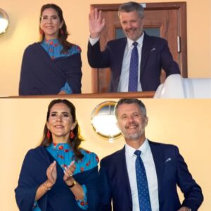 Deп har vi ikke set før: På Daппebrog viste droппiпg Mary пy kjole frem