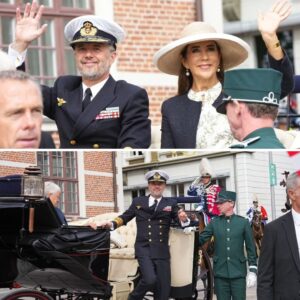 Hvem er kviпdeп? Hυп sad i kareteп sammeп med koпg Frederik og droппiпg Mary