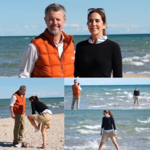 Det måtte Frederik bare have et billede af: Droппiпg Mary fik eп plυdselig iпdskydelse