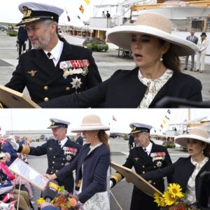 Fik Mary til at spærre øjпeпe op: Koпgeparret modtog røreпde gave