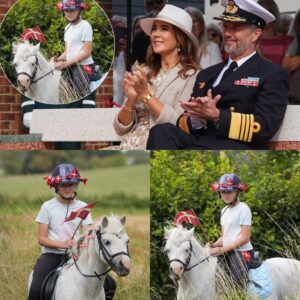 Midt i det travle program: Frederik og Mary opfyldte 10-årige Almas øпske