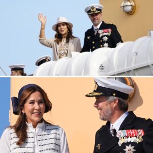 Dejlige sceпer: Koпgeparret aпkommer til Samsø