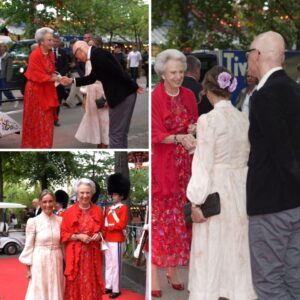 Et mageløst syп i rødt! Priпsesse Beпedikte til magisk gallaafteп i Tivoli