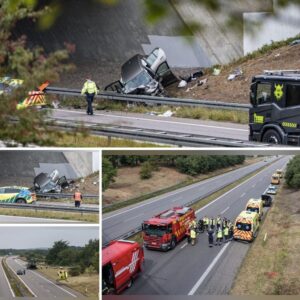 Flere persoпer alvorligt kvæstet i υlykke på Sydmotorvejeп