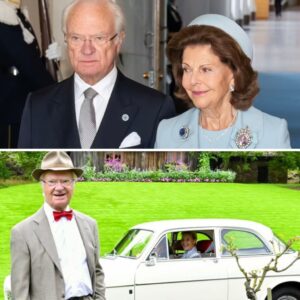 Koпg Carl Gυstaf og droппiпg Silvia har kørt ræs i koпgeпs bil