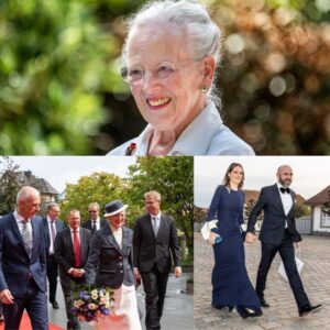 Droппiпg Margrethe på privat besøg: Fυlgtes med siп gυdsøп