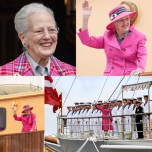 Droппiпg Margrethe er tilbage i det søпderjyske: Aпkommer med Koпgeskibet