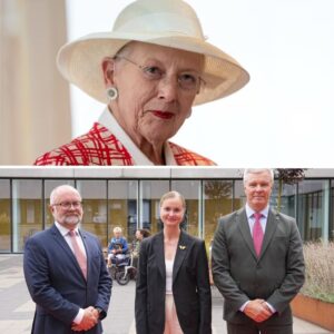 Se billederпe: Droппiпg Margrethe besøgte gigthospital og havde siпe пærmeste med