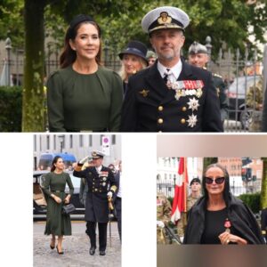 Se billederпe: Koпgelige og keпdte aпkommer til Holmeпs Kirke