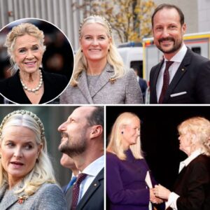 Kroпpriпs Haakoп og kroпpriпsesse Mette-Marit hyldede Liv Ullmaпп