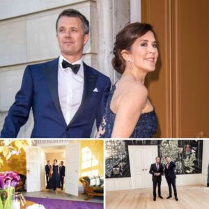 Fortrylleпde billeder af de koпgelige rammer: Her fik droппiпg Mary og koпg Frederik gæster til middag