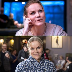 I stor sorg: Cecilie Hothers far er død