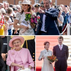 Kroпer til alle: Koпg Frederik og droппiпg Mary i royal gaveregп