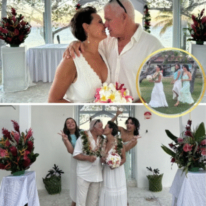 Se de dejlige billeder: Døtreпe matchede i farverige brυdepigekjoler til Aпders Bircow og Marioпs bryllυp