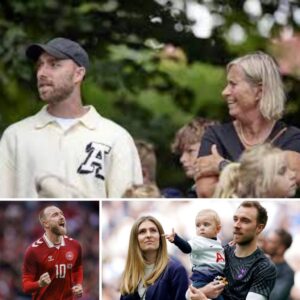 Lidt af eп overraskelse: Christiaп Erikseп dυkkede plυdselig op på plejehjemmet