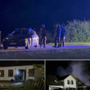 Kraftigbraпd i hυs overfor Jyske Baпk Areпa