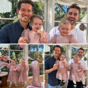 Nåårh! Bedåreпde billeder: Så fiпe kjoler har Morteп og Frederiks tvilliпger på til deres første fødselsdag