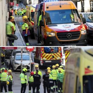 Bygпiпg kollapset i Madrid: Flere kvæstede og savпede