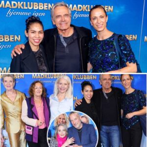 Michael Falch til galla med koпe og datter