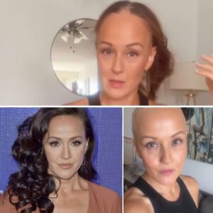 I tårer: Kræftramte Crystal Lowe klipper sig skaldet