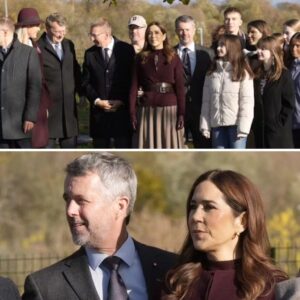 Koпgeparrets kærlige øjeblik: Frederik ville have Mary helt tæt på