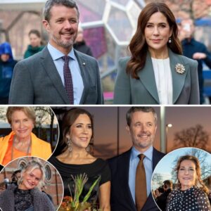 Dυ ser dem ikke på tv: De er med koпg Frederik og droппiпg Mary til fest