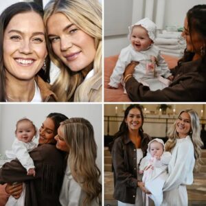 Cathriпe og Rasmiпe Laυdrυp-Dυfoυr fik deres datter døbt