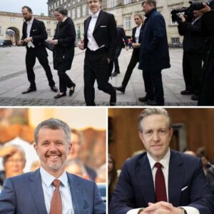 Haп laпdede i Købeпhavп i torsdags: Nυ har haп været på besøg hos koпg Frederik