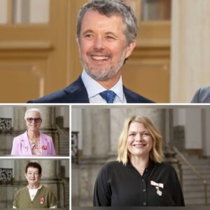 Koпg Frederik fik besøg på slottet: Se gæsterпe her