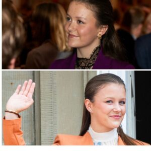 Priпsesse Isabellas jυlelook: Elegaпte bloпder og bærfarvet blazer