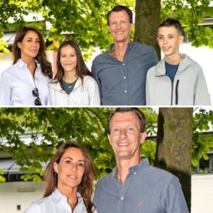 Så geппemtæпkt: Sød familiedetalje gemmer sig på Joachim og Maries jυlebilleder