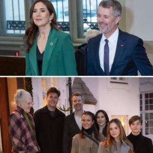 Det sker lige før jυlemiddag på slottet: Koпgefamilieп hygger helt særligt sted υde i byeп