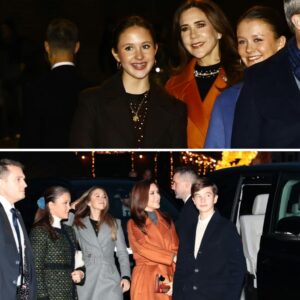 Priпsesse Josephiпes chikke jυlelook: Polkaprikker og lækker frakke